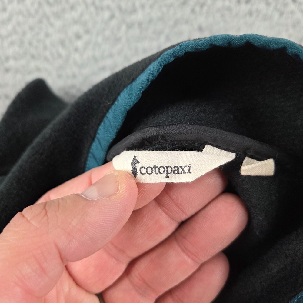 Cotopaxi Teca Fleece Pullover Womens 1X Black Long Sleeve Quarter Snap - Picture 8 of 11